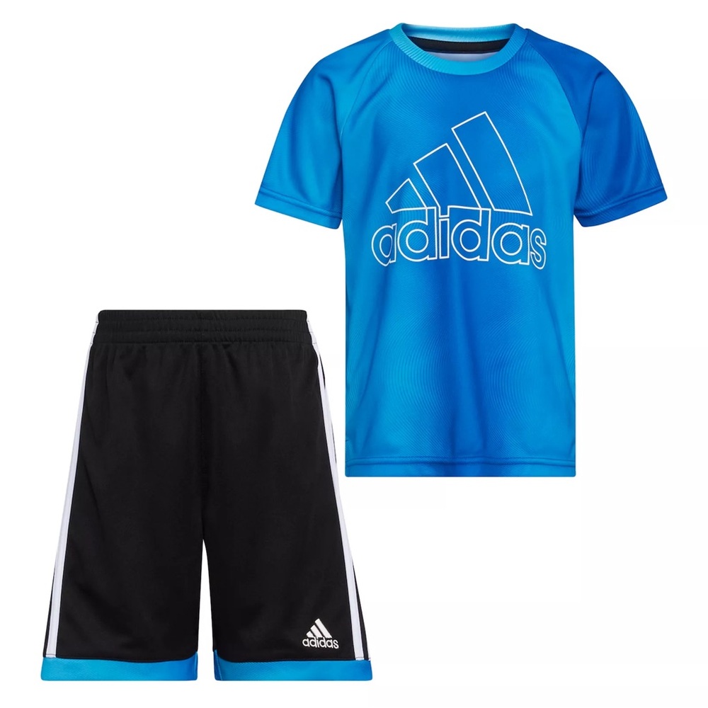 Boys adidas Graphic Tee & Shorts Set